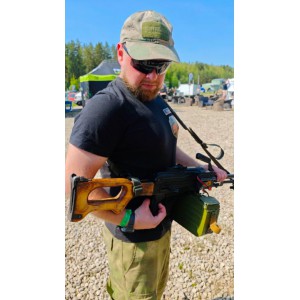 Оружейный ремень ДОЛГ (черный) двухточка, комплектация "Пулемет", OD, BK [ Тактические решения ]